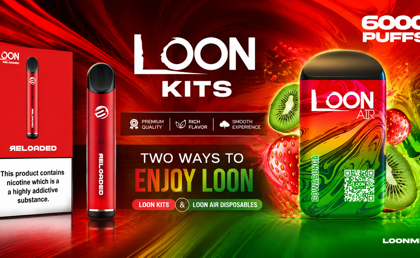 how to tell when a Loon Air vape is empty